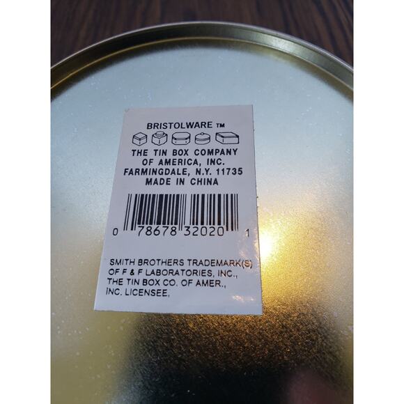 Smith Bro's Cough Drops Vintage Antique Advertising Tin Trinket Stash Box - Picture 8 of 8